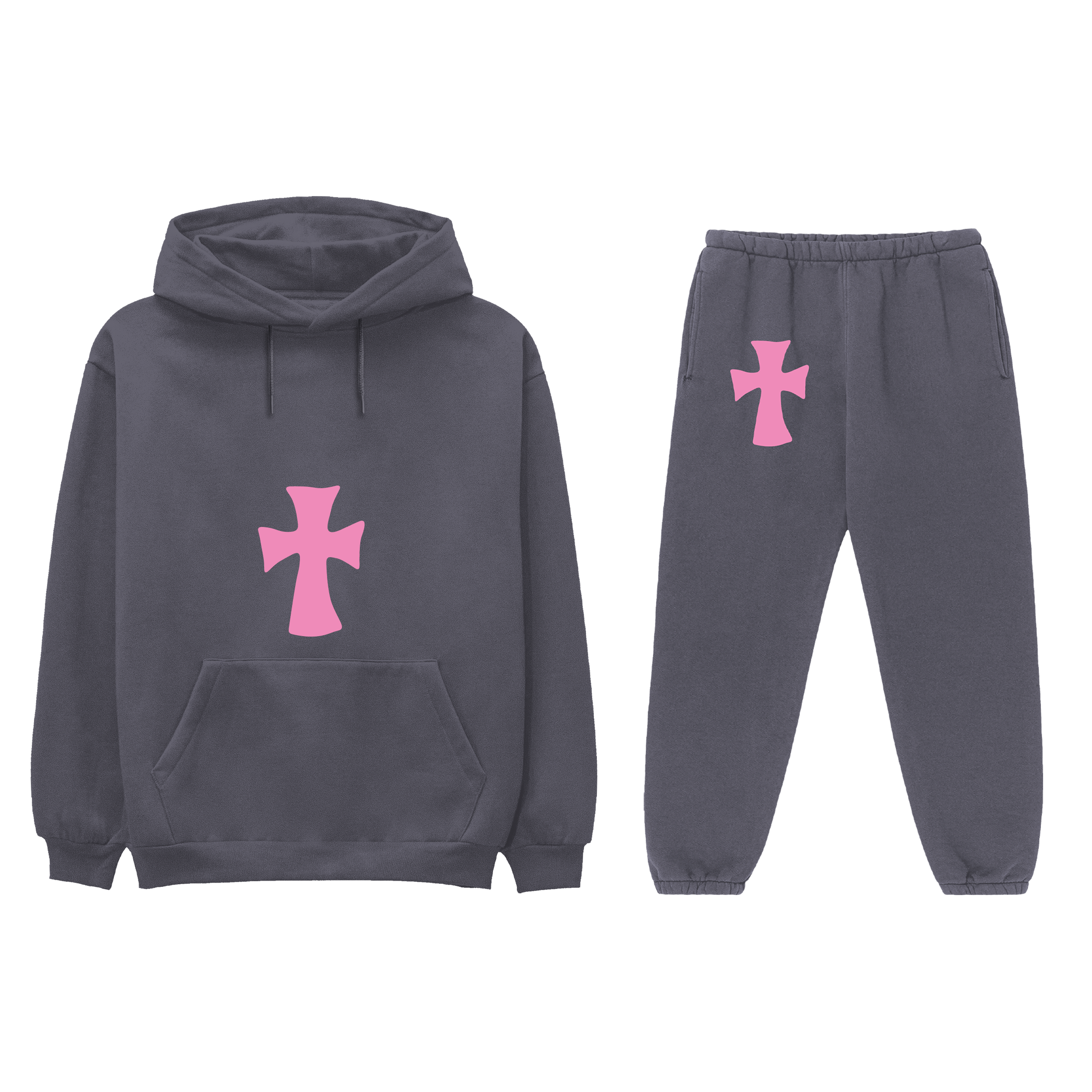Pink Cross Hoodie and Sweats – Lil Uzi Vert